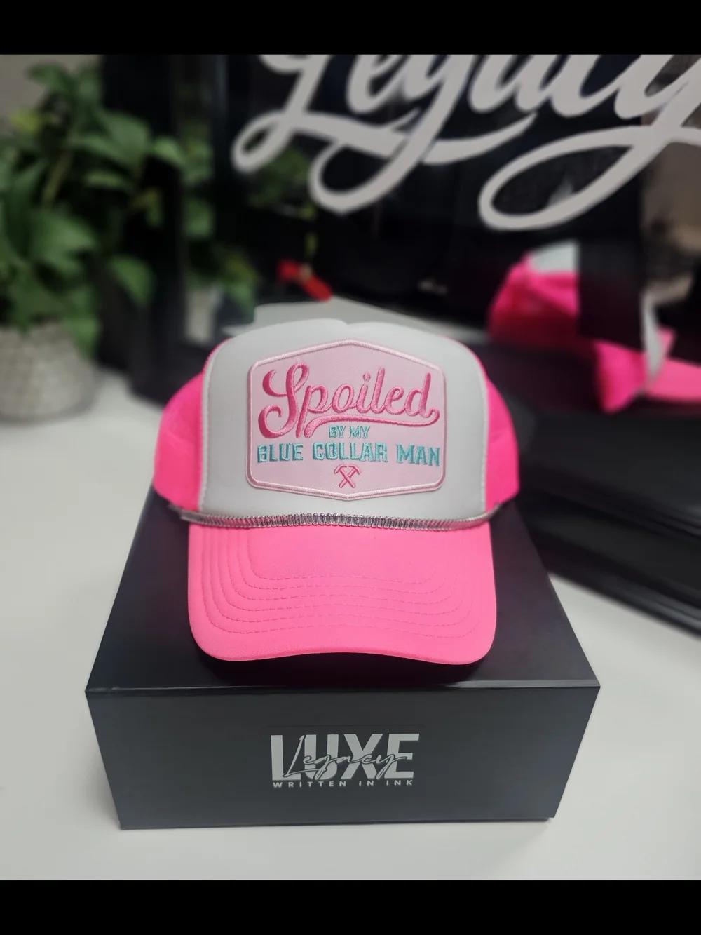 Custom Pink OTTO Trucker Hat